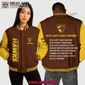 AFL Hawthorn Baseball Jacket – We’re A Happy Team At Hawthorn