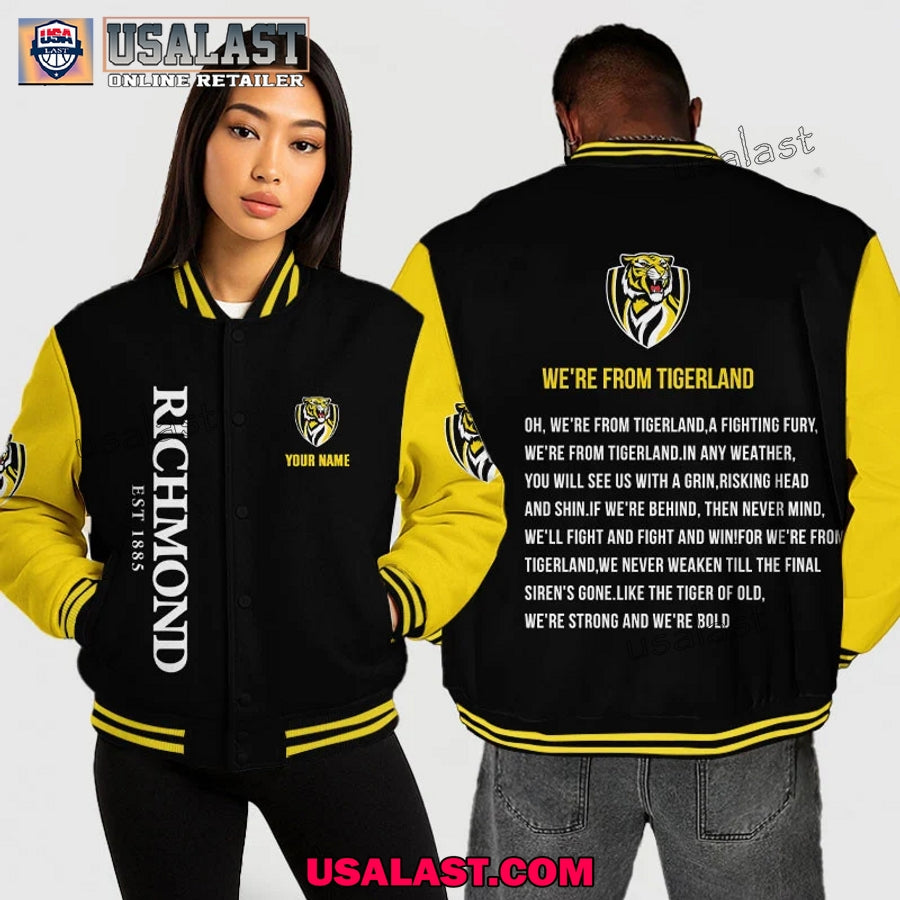 AFL Richmond Baseball Jacket – We’re From Tigerland