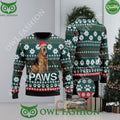 Airedale Terrier Santa Printed Christmas Ugly Sweater Jumper