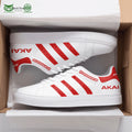 Akai 3D Over Printed Red White Stan Smith Shoes