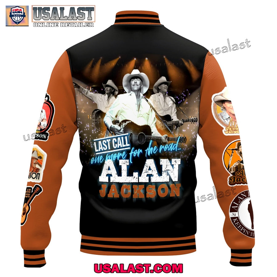 Alan Jackson Last Call One More For The Road Baseball Jacket