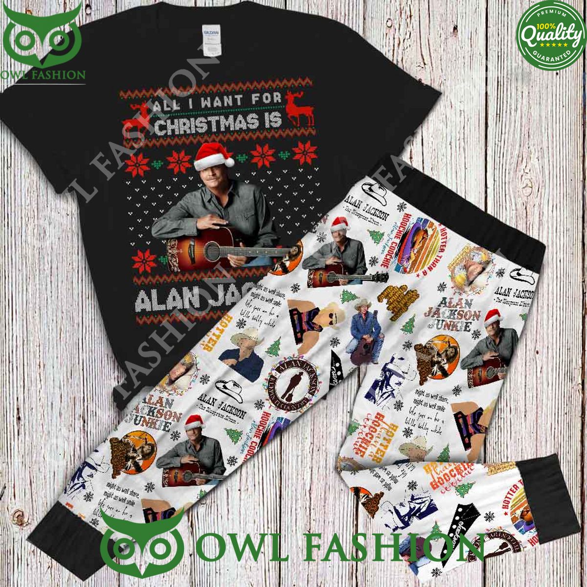 Alan Jackson neotraditional country Pajamas Set Christmas Gift