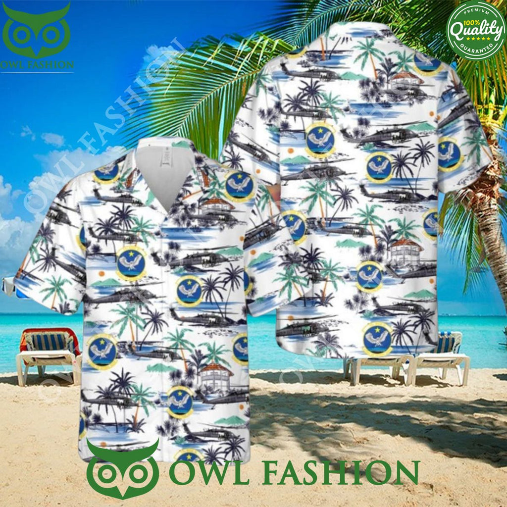 Alaska Air National Guard 210th Rescue Squadron HH 60G Pave Hawk 3D Hawaiian Shirt