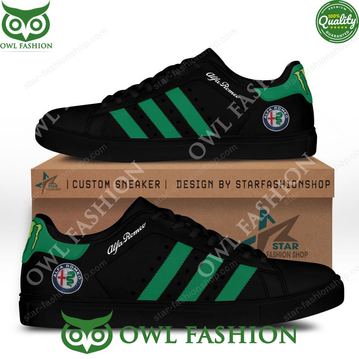 Alfa Romeo Black Car Trending Stan Smith