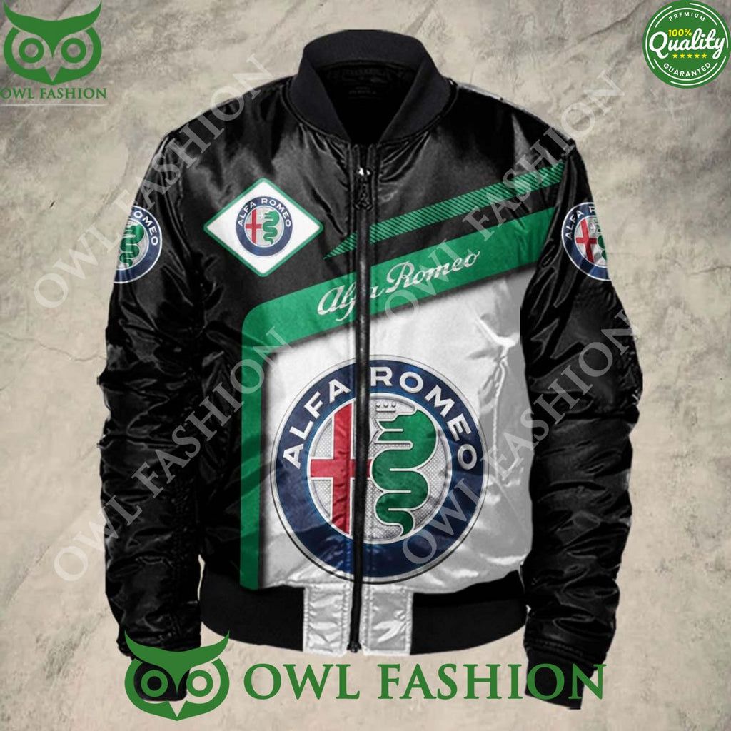 Alfa Romeo Car Bomber Jacket Printed