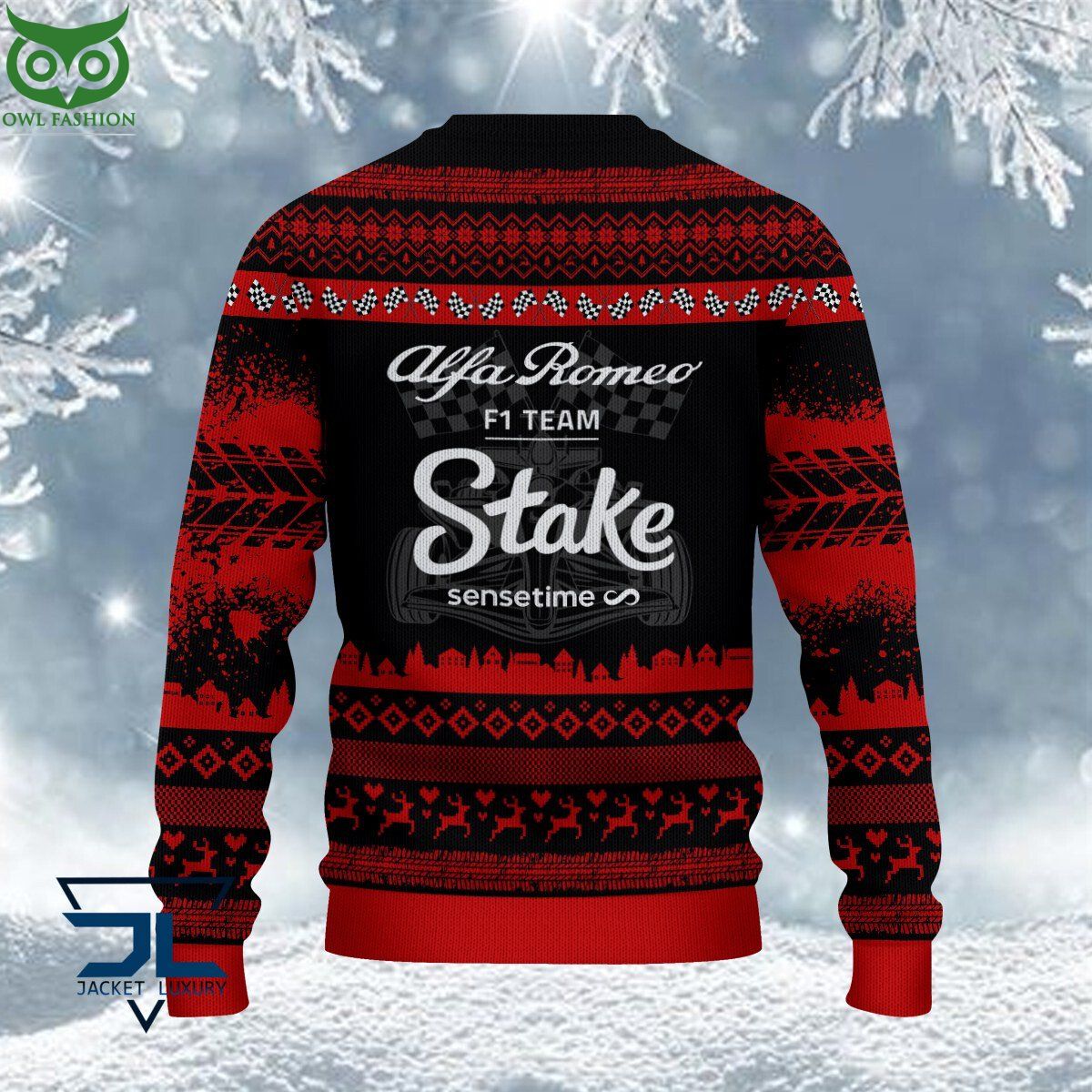 Alfa Romeo F1 Team Customized Ugly Sweater