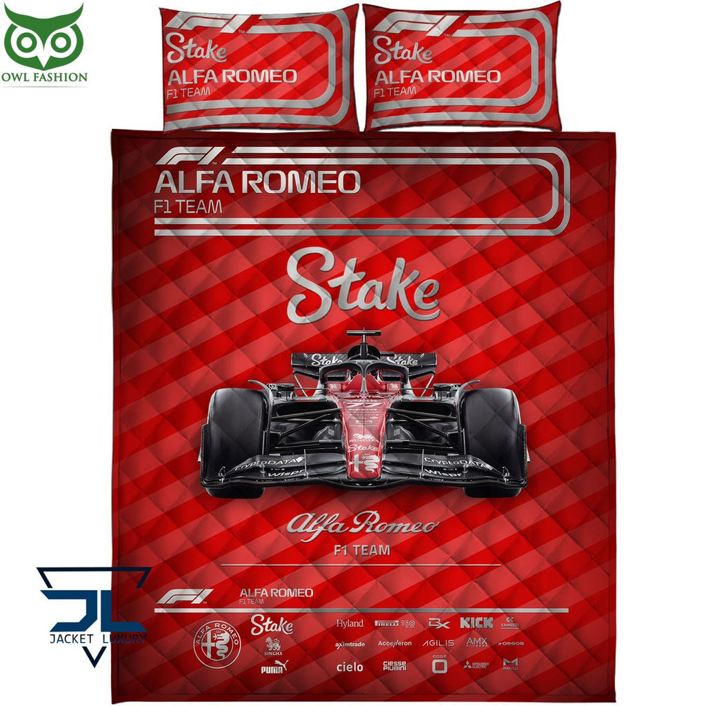 Alfa Romeo F1 Team Quilt Bedding Set