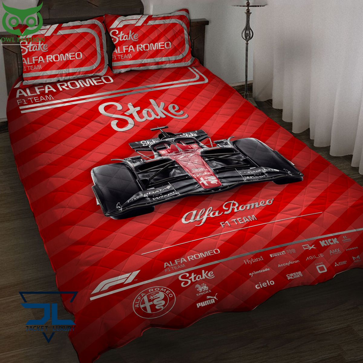 Alfa Romeo F1 Team Quilt Bedding Set