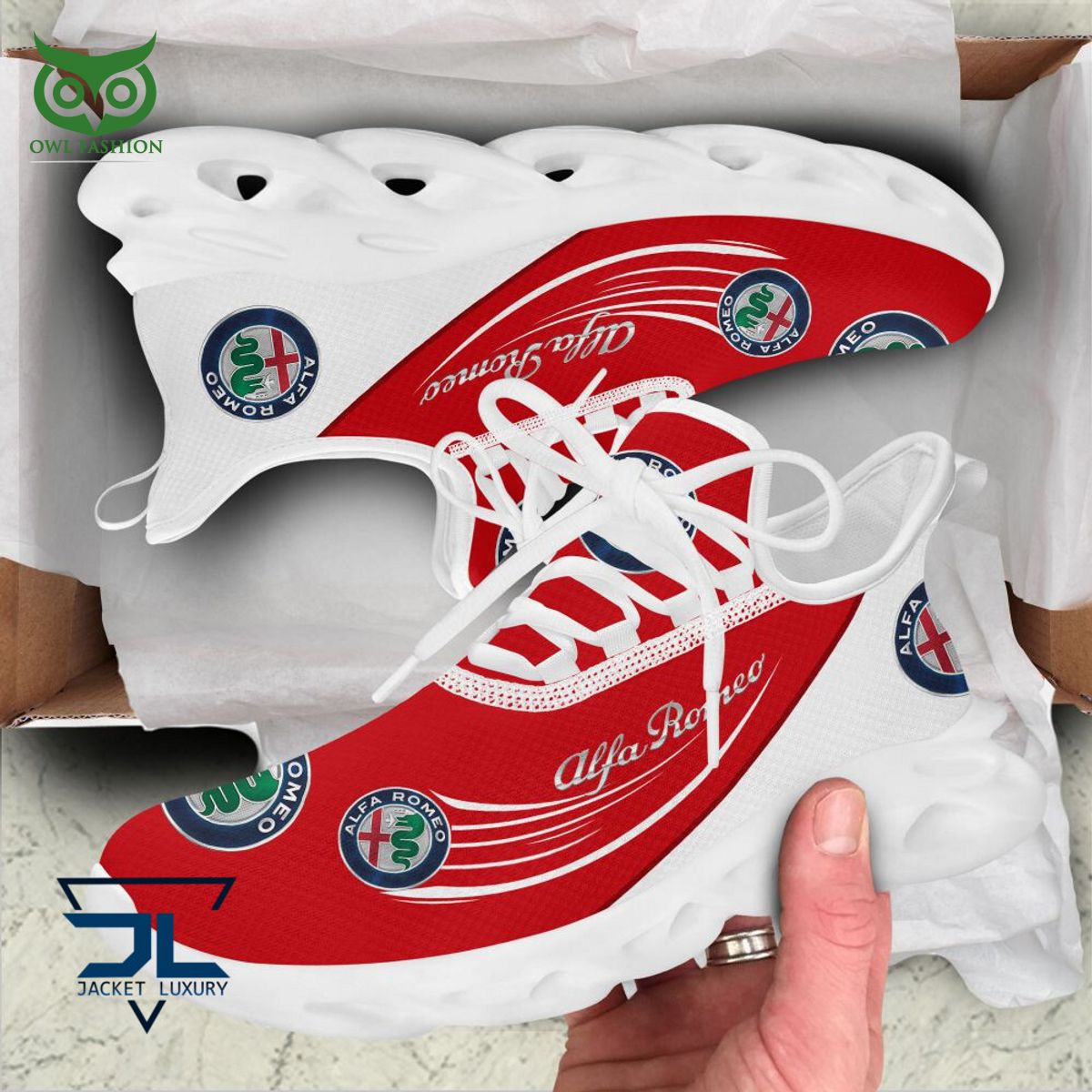 Alfa Romeo Trending Car Brand Premium Max Soul Shoes