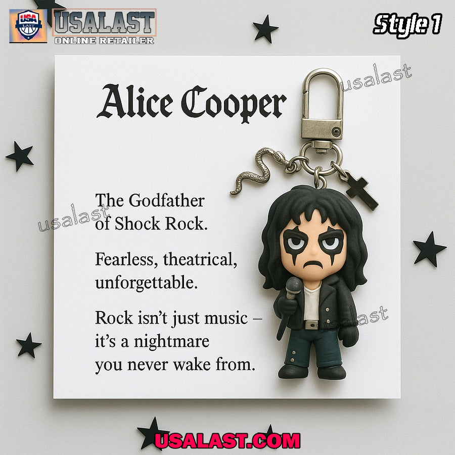 Alice Cooper Companion Keyring Keychain