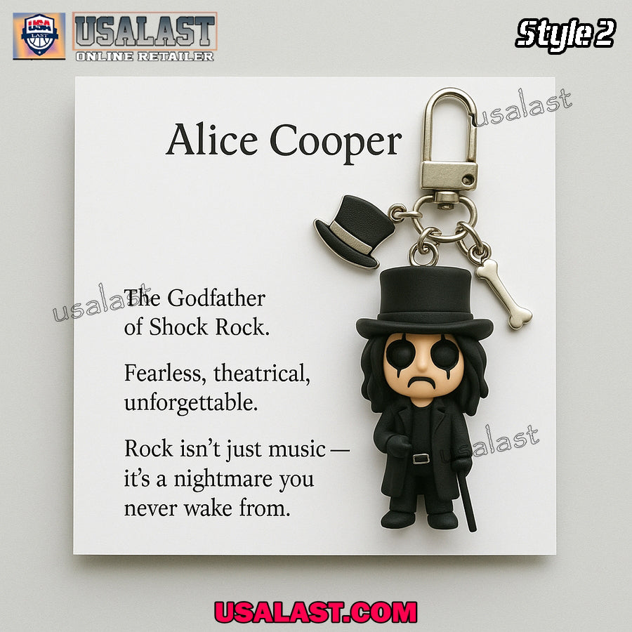 Alice Cooper Companion Keyring Keychain