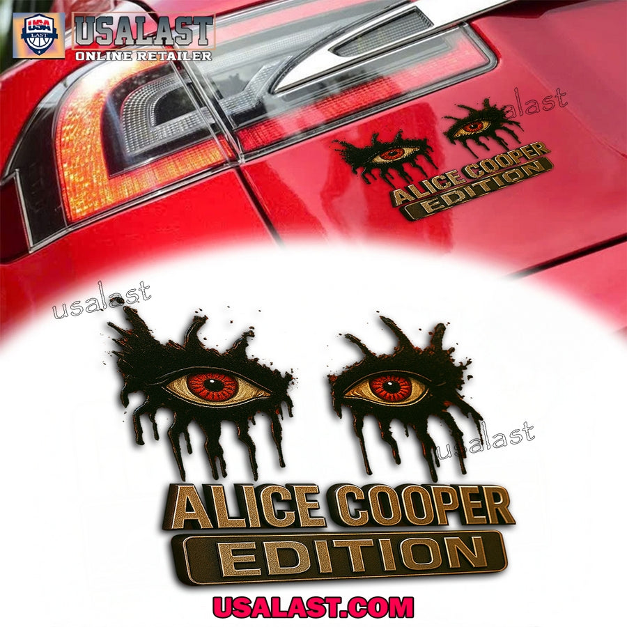 Alice Cooper Custom 3D Car Badge Sticker