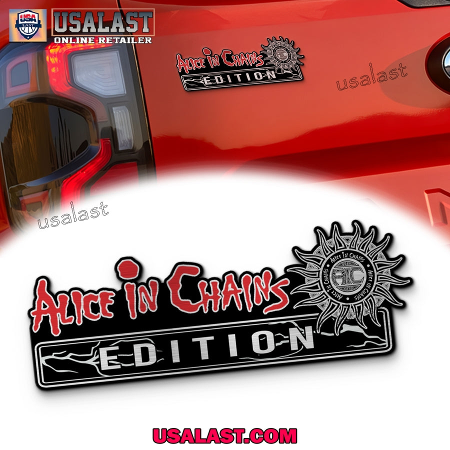 Alice In Chains Edition 3D Engraved Car Emblem