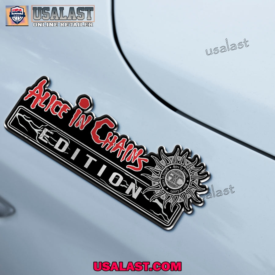 Alice In Chains Edition 3D Engraved Car Emblem