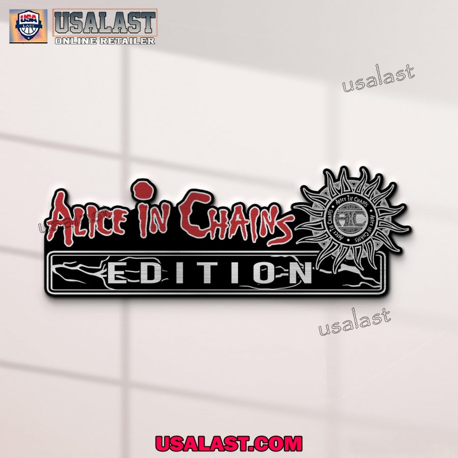 Alice In Chains Edition 3D Engraved Car Emblem