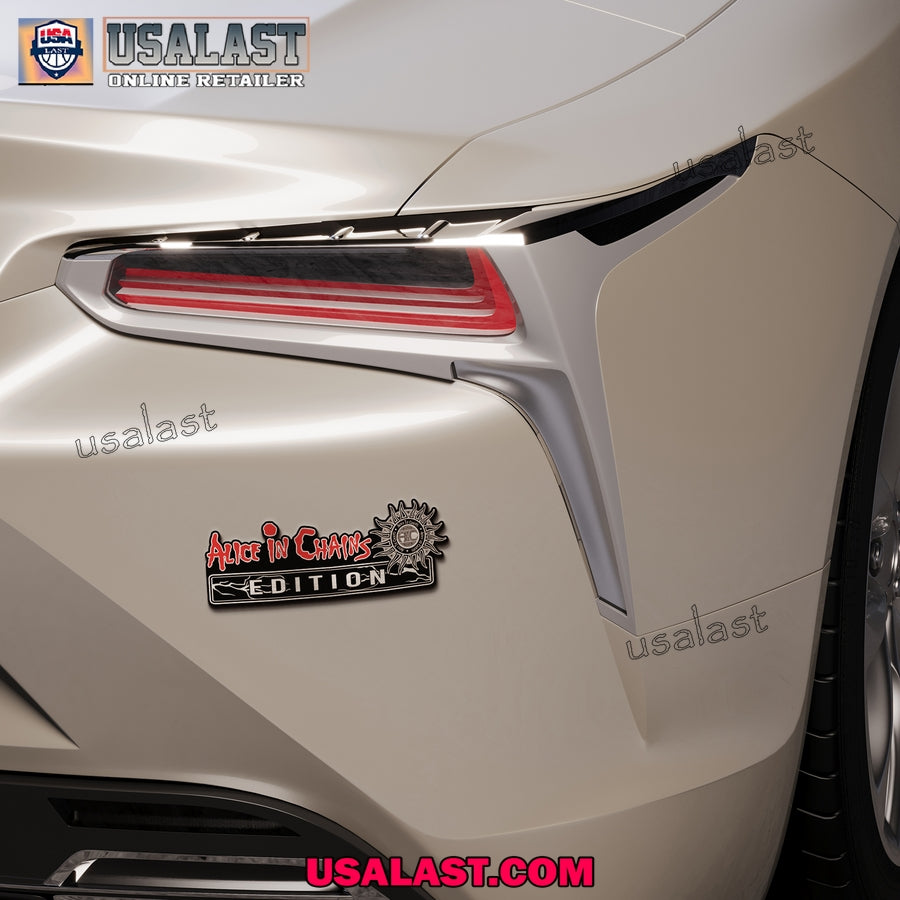 Alice In Chains Edition 3D Engraved Car Emblem