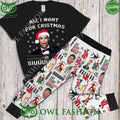 All I Want For Christmas Cristiano Siuuuu CR7 Ronaldo Pajamas Set