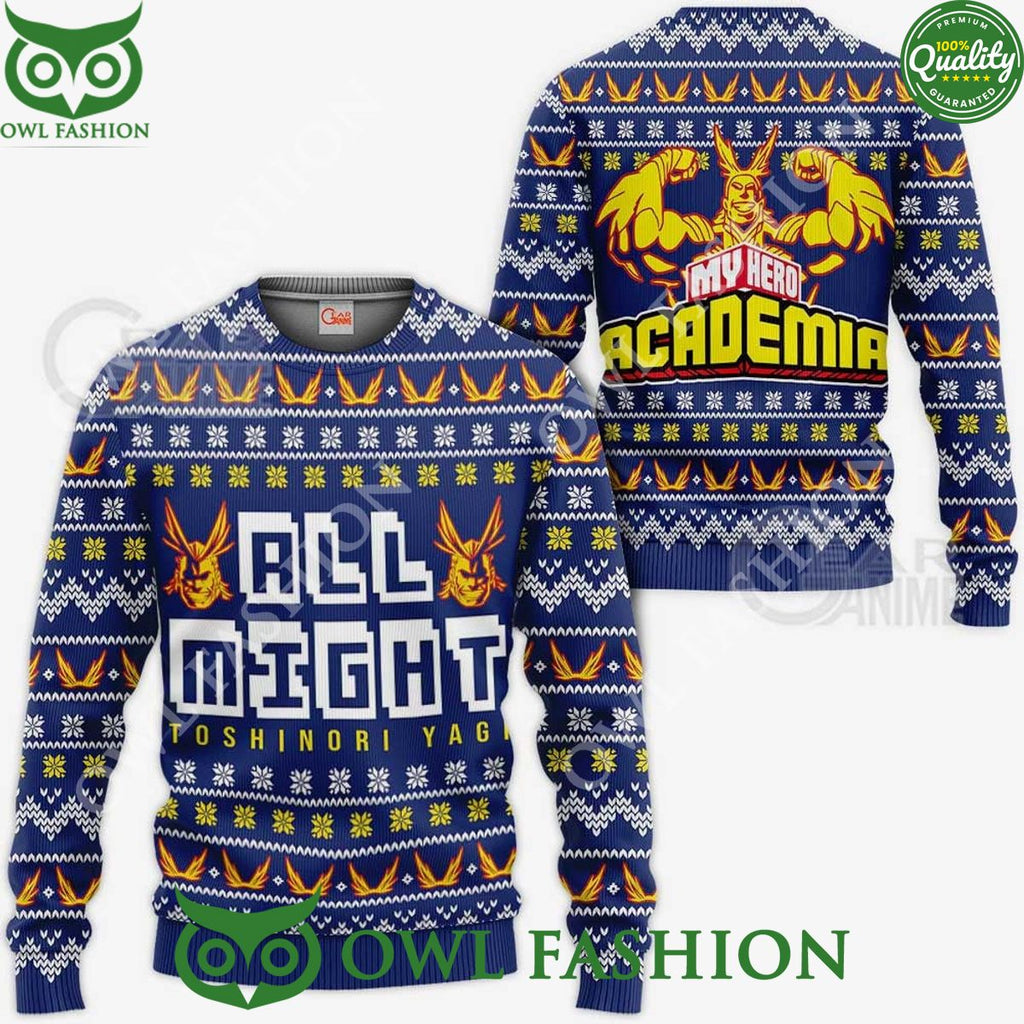 All Might Ugly Christmas Sweater Xmas Shirt