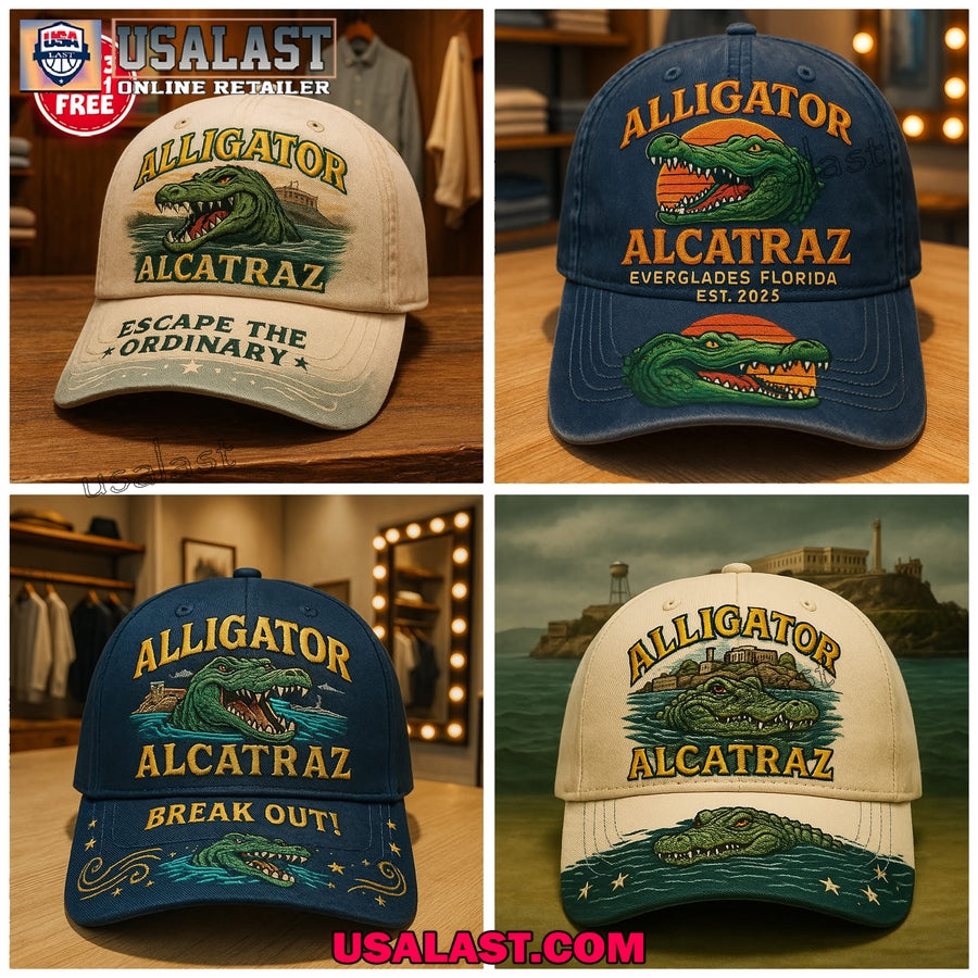 Alligator Alcatraz Wild Style Legend Classic Cap