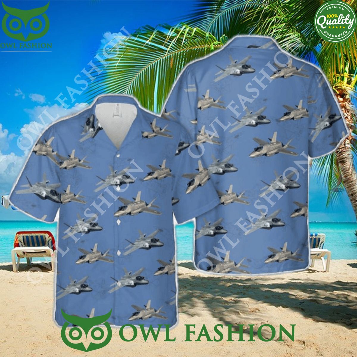 Aloha Summer US Navy F 35 Lightning II Hawaiian Shirt