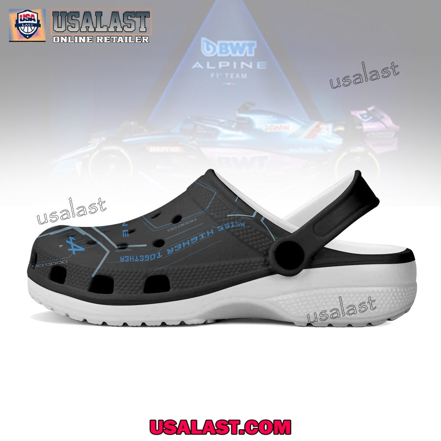 Alpine F1 Team Crocs Clogs Shoes