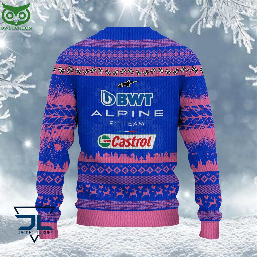 Alpine F1 Team Customized Ugly Sweater
