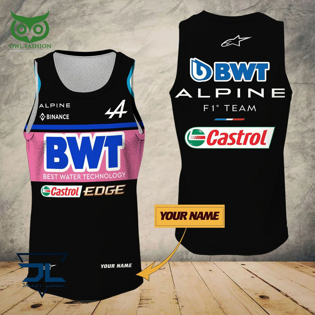 Alpine F1 Team Pink Black 3D Shirt