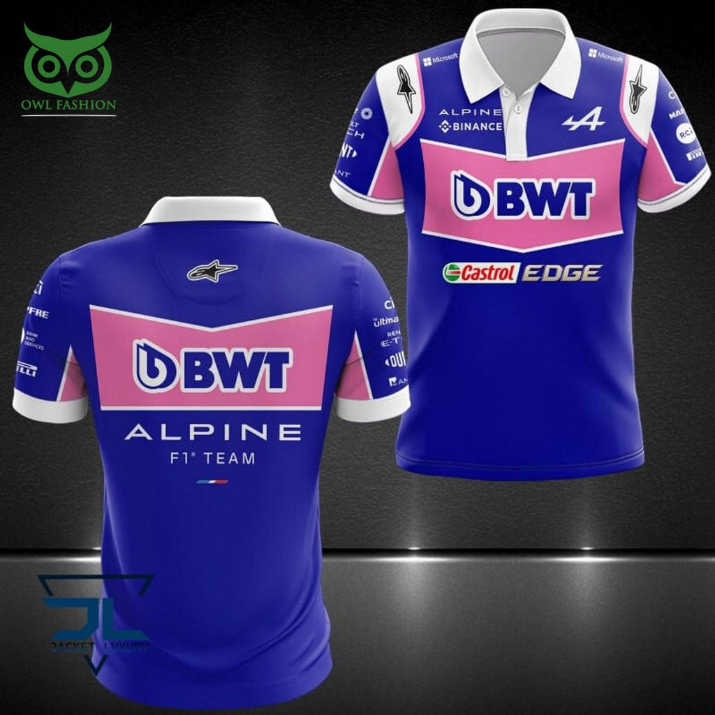 Alpine F1 Team Pink Blue 3D Shirt