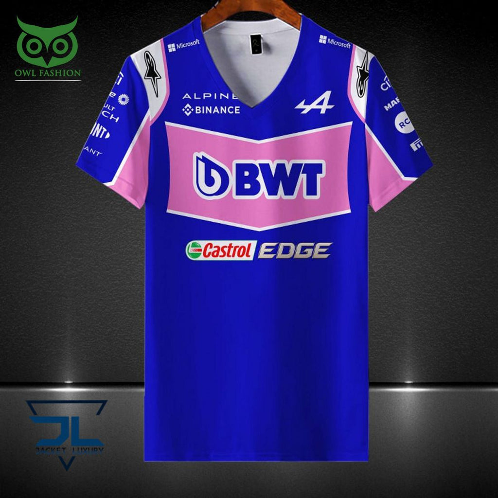 Alpine F1 Team Pink Blue 3D Shirt