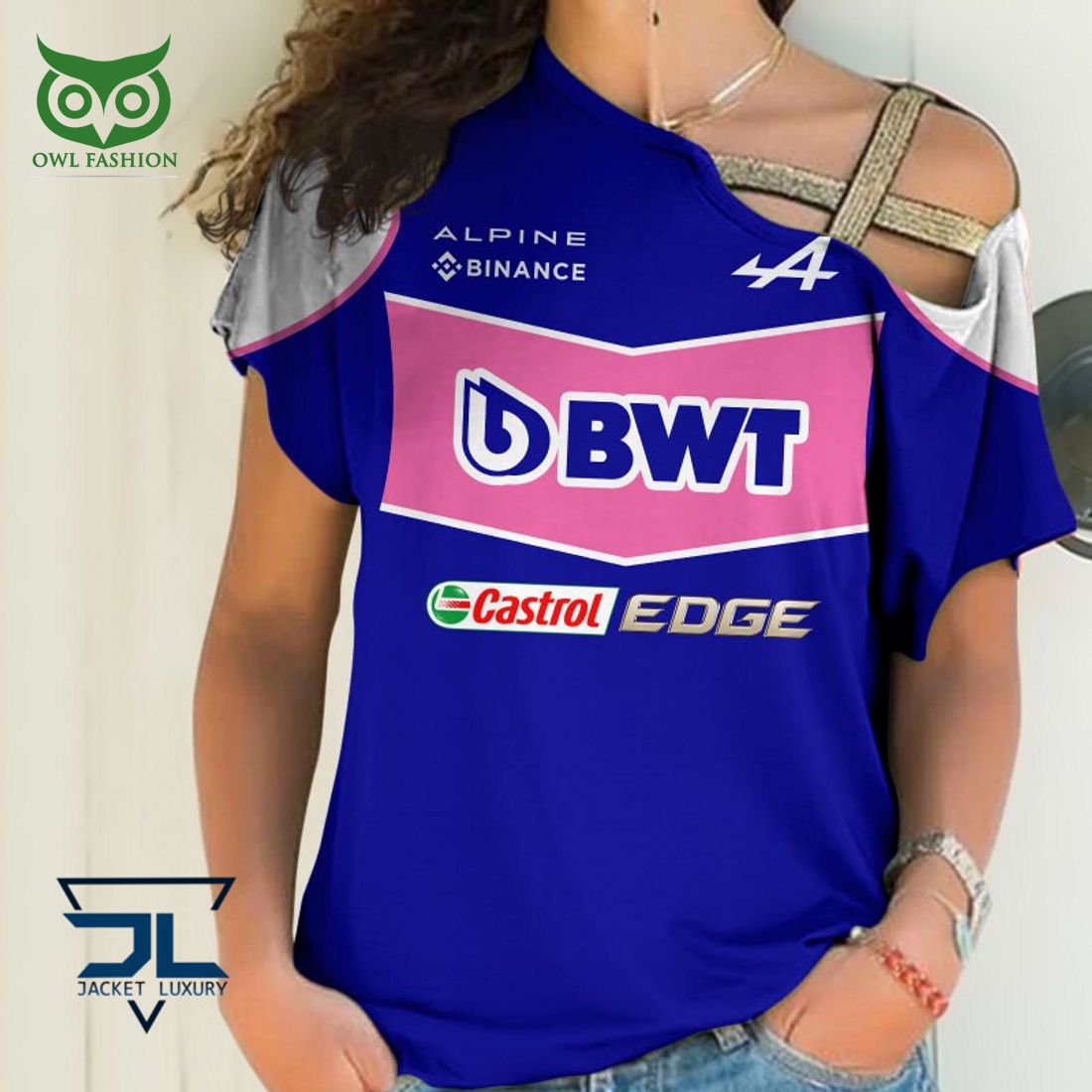Alpine F1 Team Pink Blue 3D Shirt