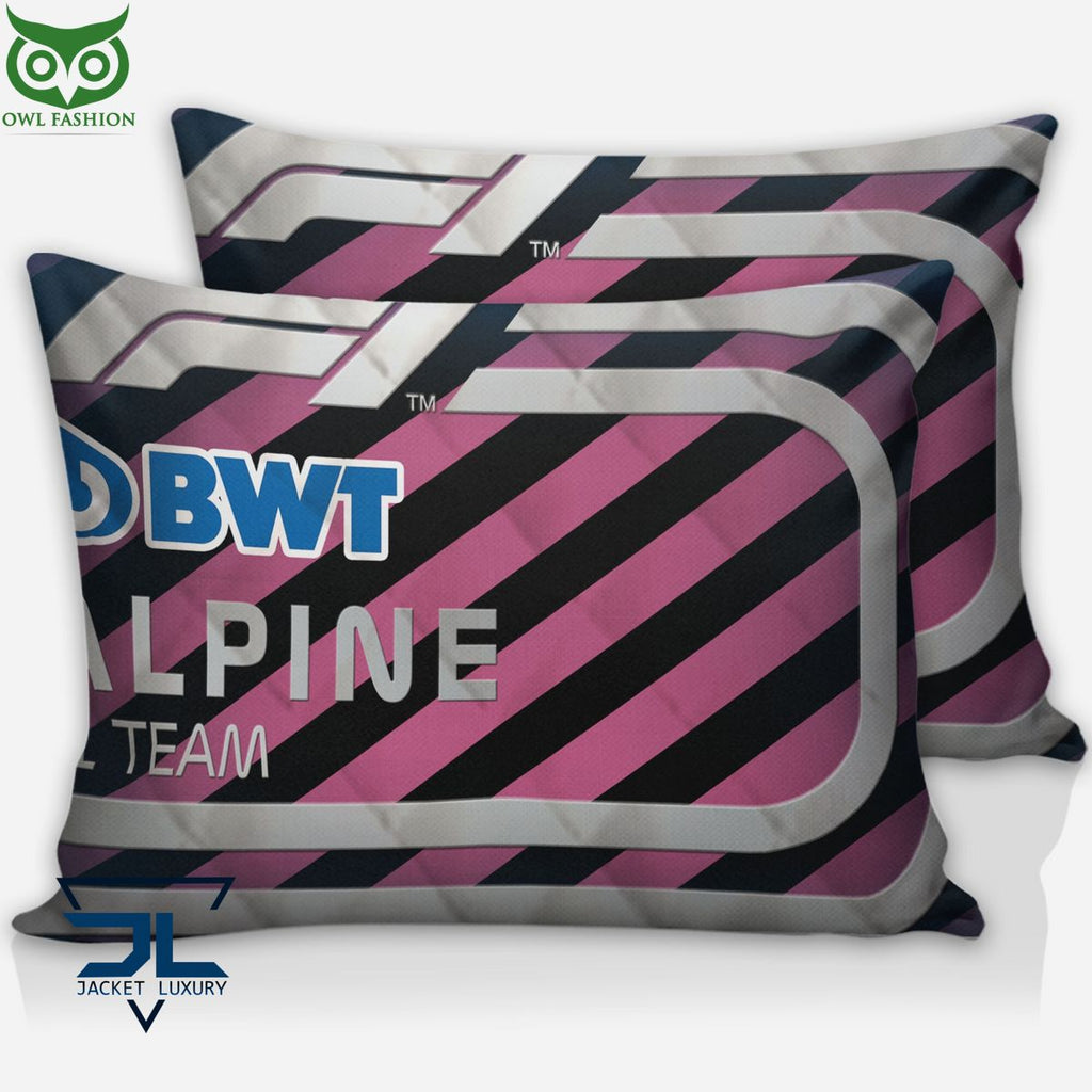 Alpine F1 Team Quilt Bedding Set