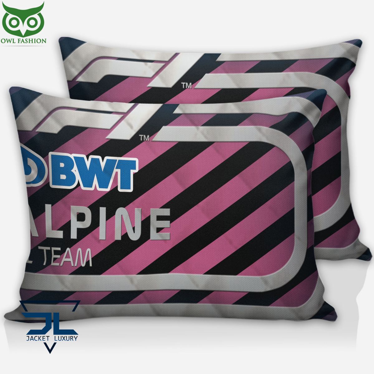Alpine F1 Team Quilt Bedding Set