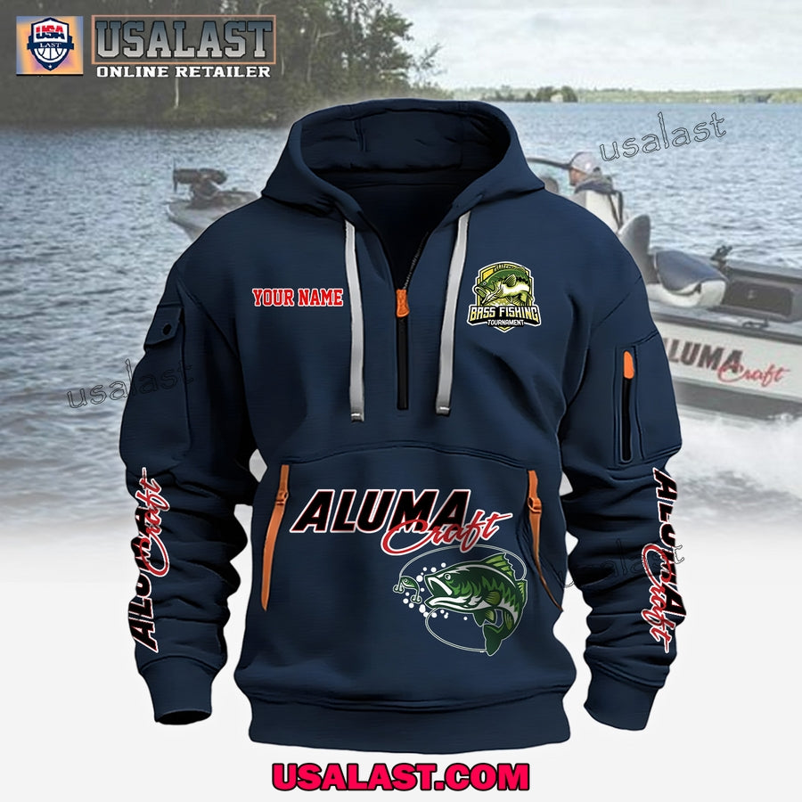 Aluminum Boats Fishing Custom Name Heavy Hoodie