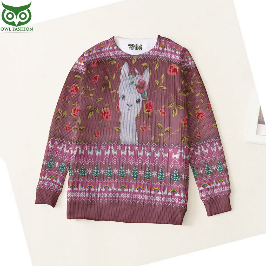 Amazing Llama Camel Christmas Sweater Jumper