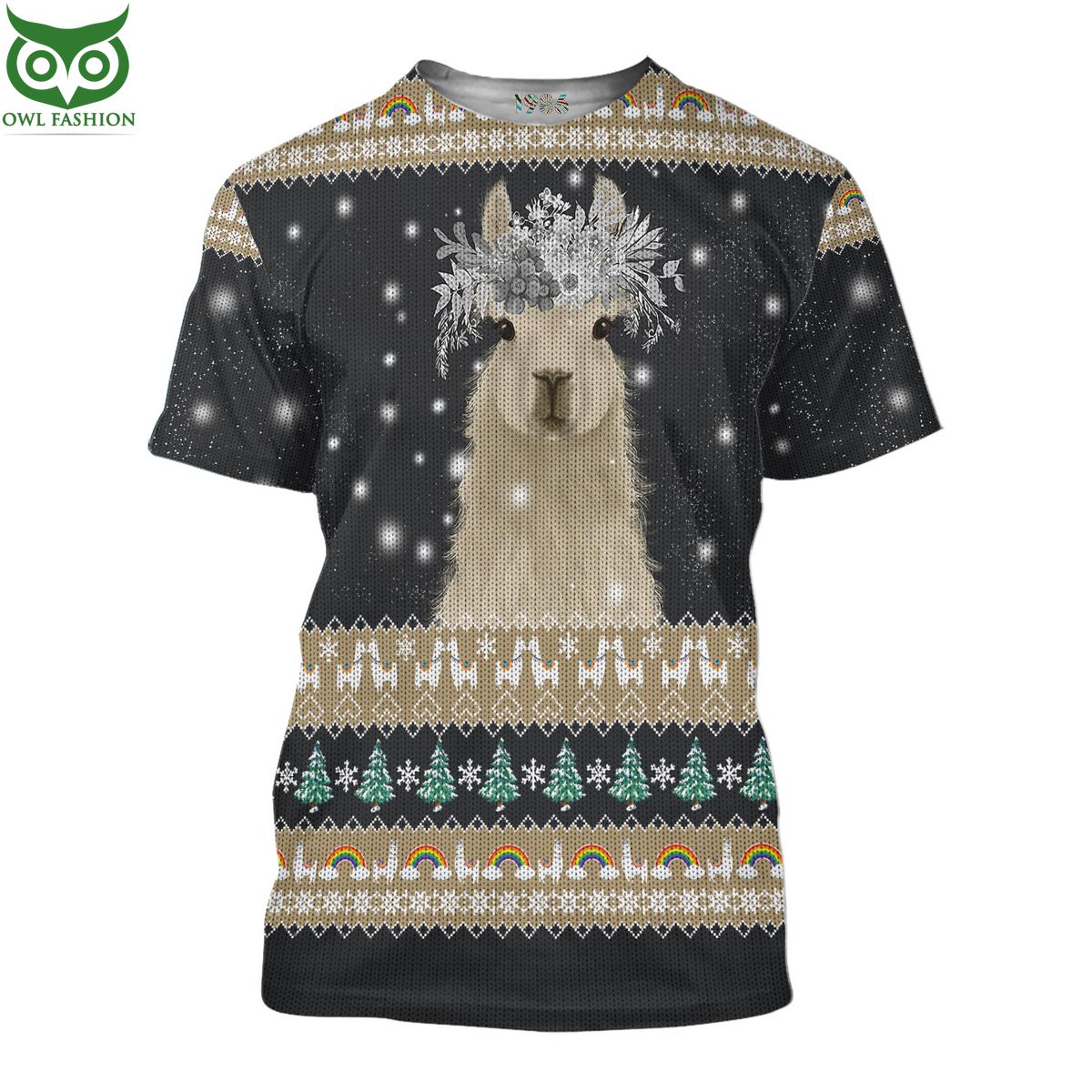 Amazing Llama Christmas Sweater 3D AOP Ugly Sweater Jumper