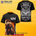 American Badass Kid Rock Born Free 2025 Tour 3D Shirt