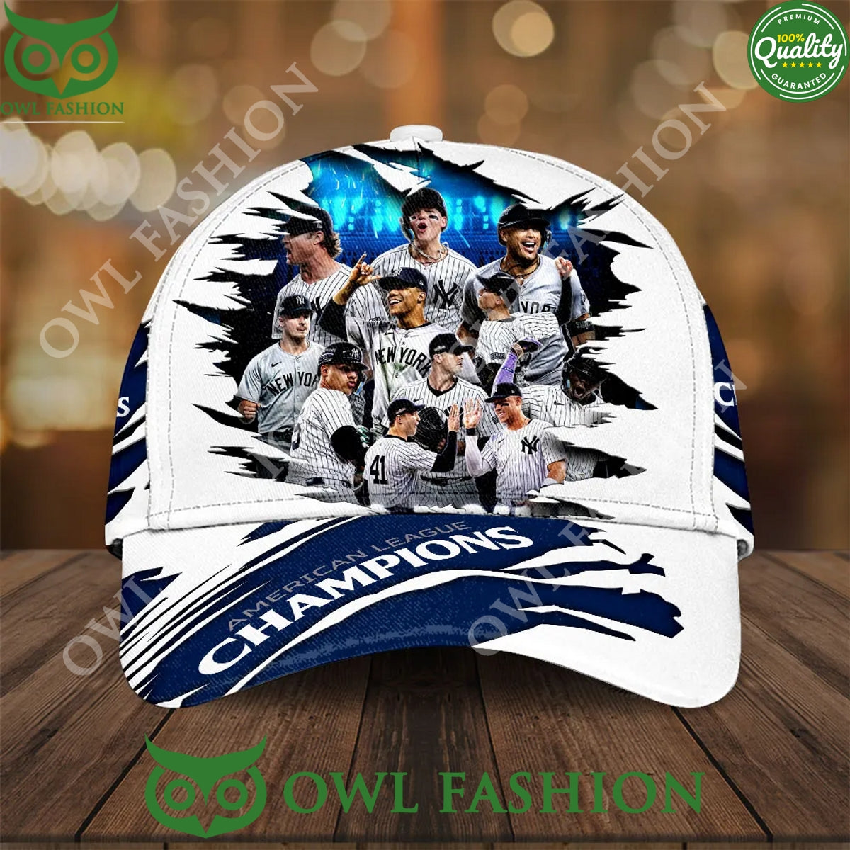 American League Champions New York Yankees Baseball Classic Cap