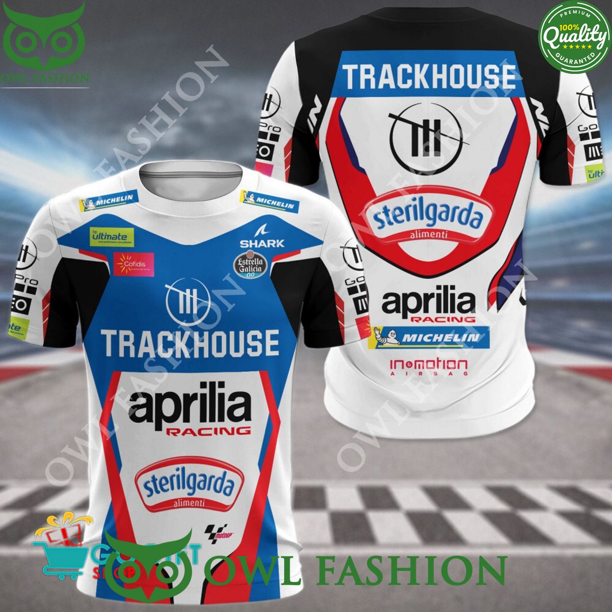 American motorsports Trackhouse Racing 2024 polo shirt collection