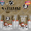 Anaheim Ducks NHL Happiness Is 75th Anniversary of Peanuts Hoodie