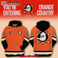 Anaheim Ducks Orange Country Unisex 3D Hoodie