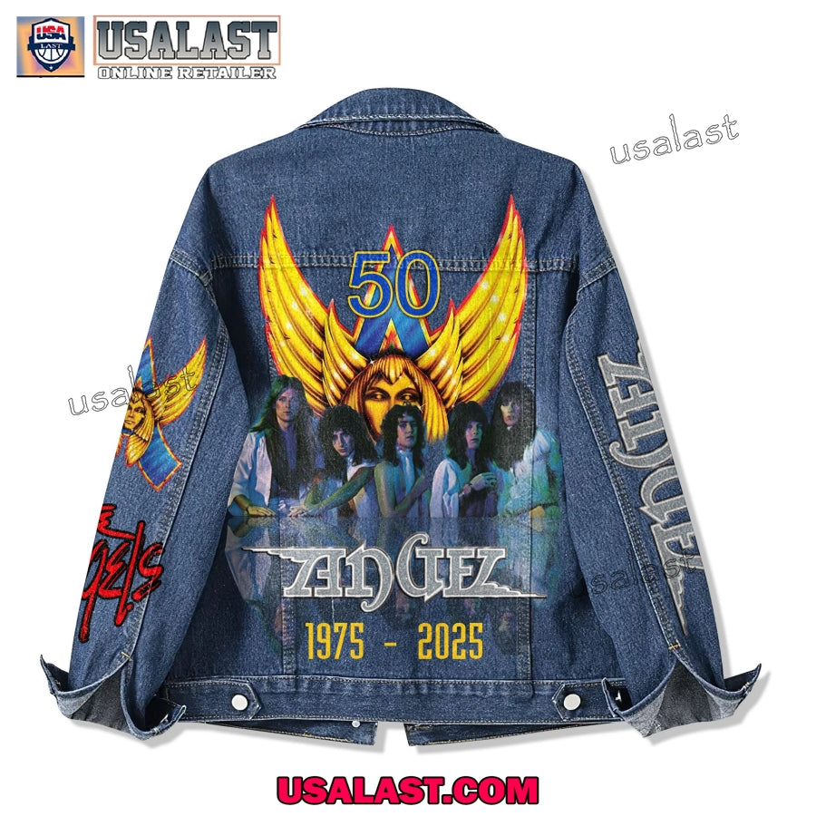 Angel Band 50th Anniversary 1975 2025 Denim Jacket