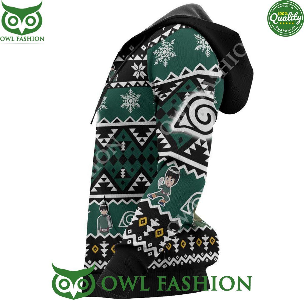 Anime Rock Lee Ugly Christmas Sweater Custom Xmas Gifts