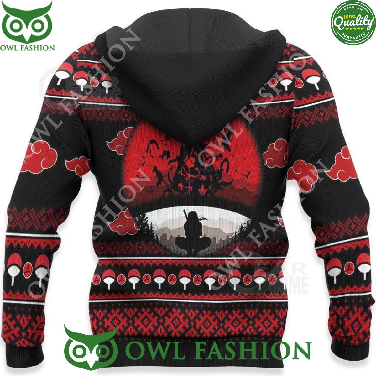 Anime Uchiha Itachi Ugly Christmas Sweater Akatsuki Xmas Gifts
