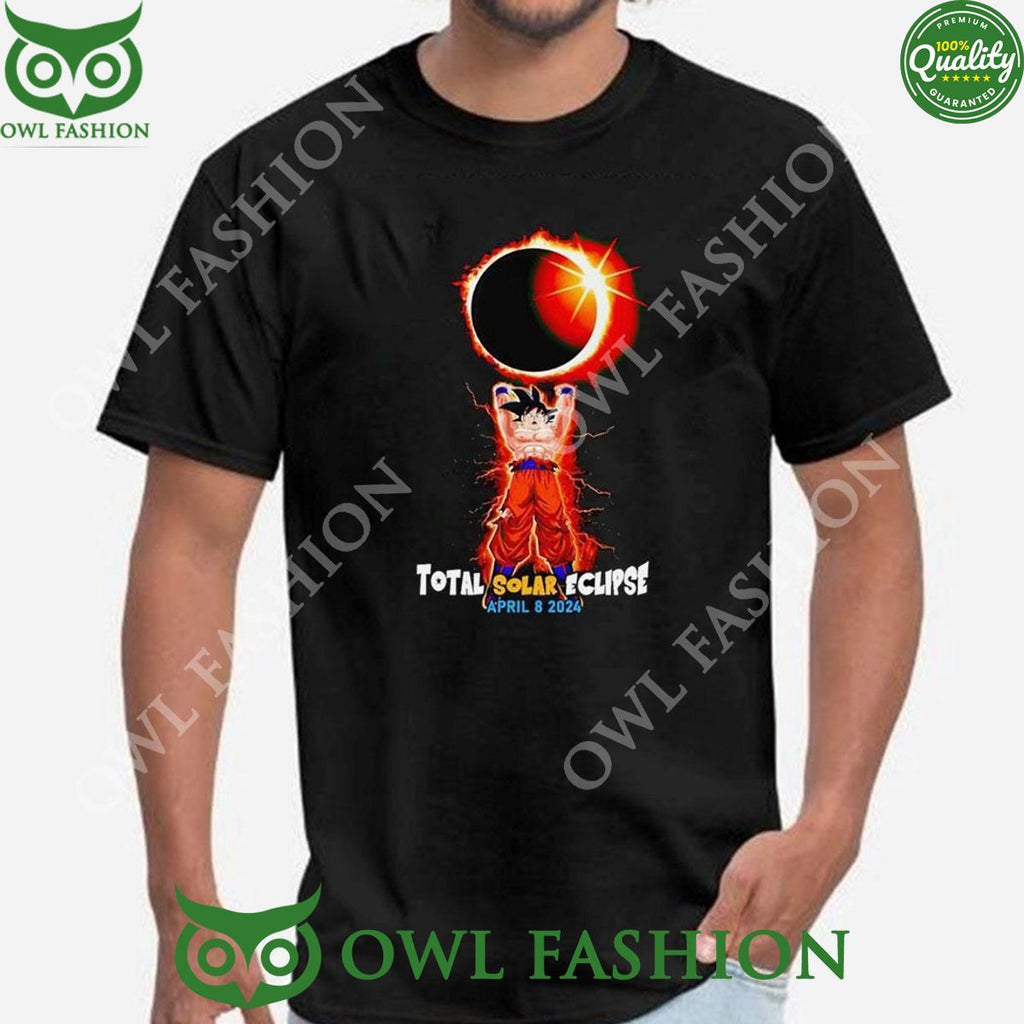 April 8 2024 Son Goku Total Solar Eclipse t Shirt