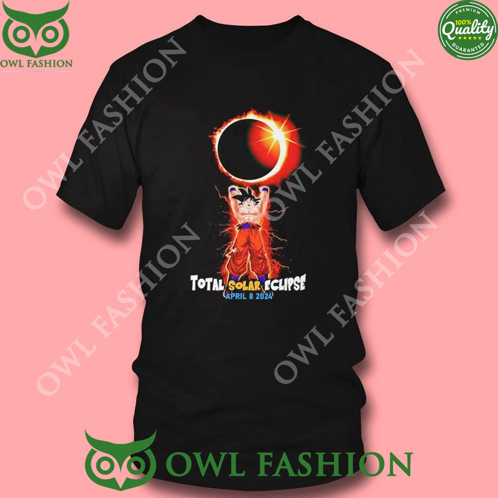 April 8 2024 Son Goku Total Solar Eclipse t Shirt