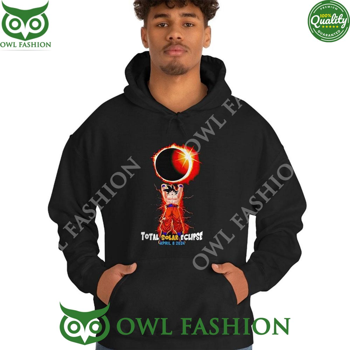 April 8 2024 Son Goku Total Solar Eclipse t Shirt