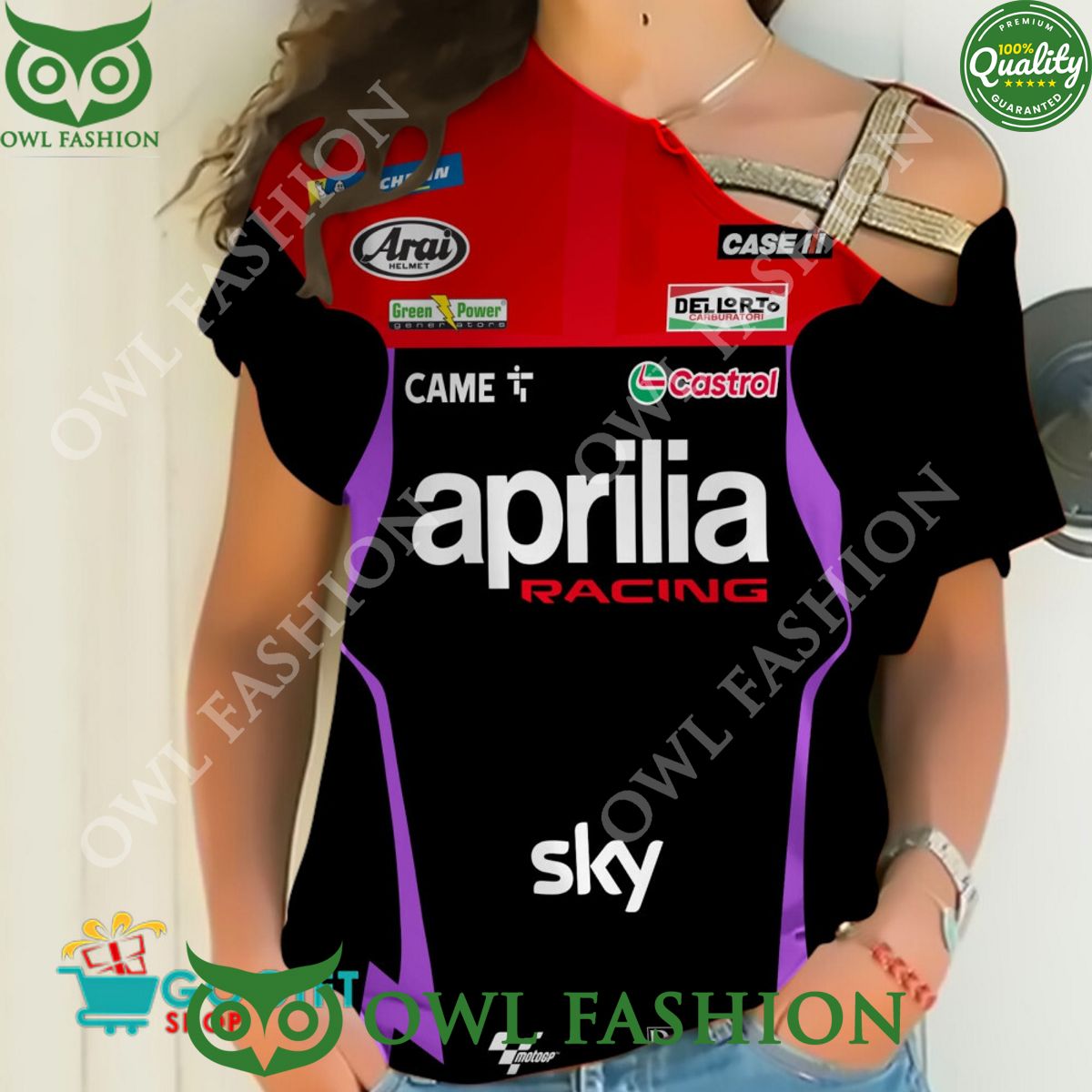 Aprilia Racing 2024 motorsport polo shirt collection