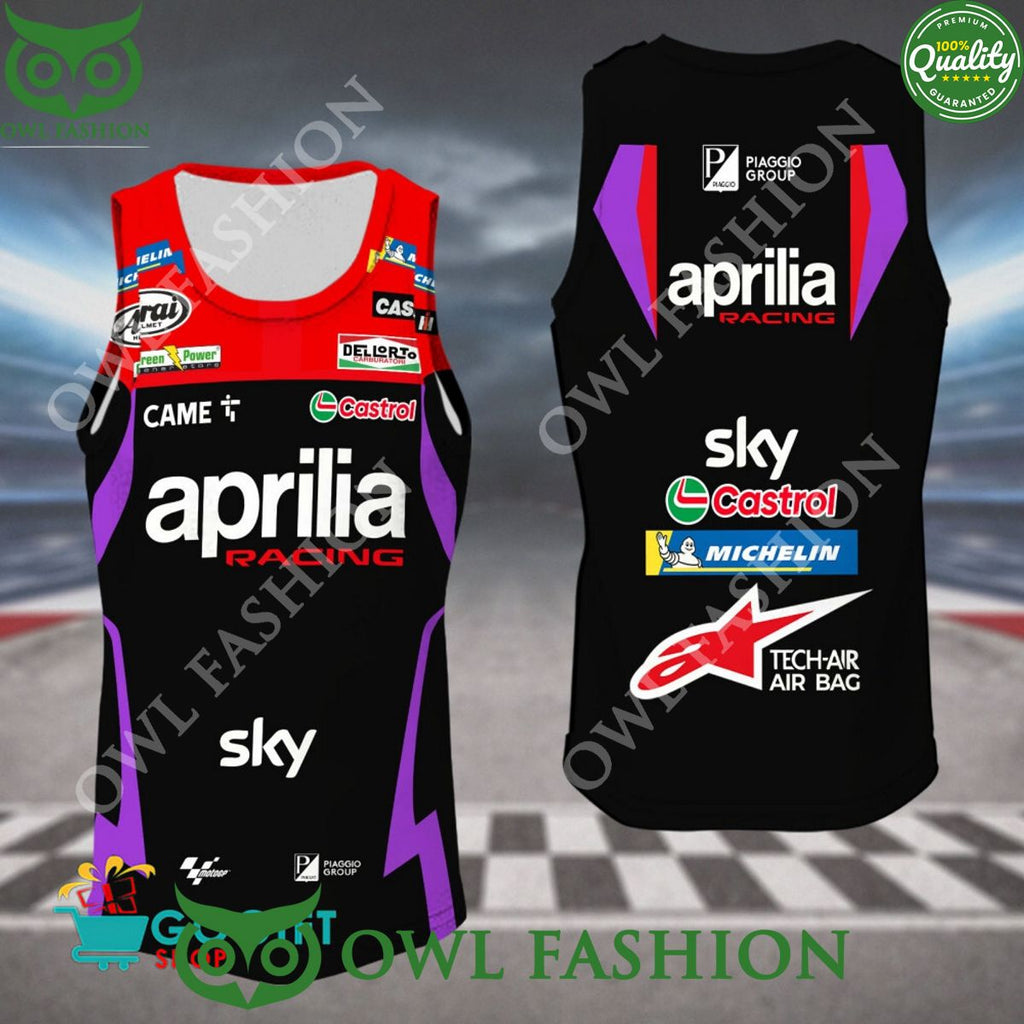 Aprilia Racing 2024 motorsport polo shirt collection