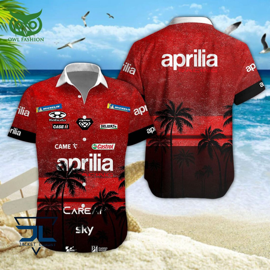 Aprilia Racing Grand Prix Motogp Racing Hawaiian Shirt