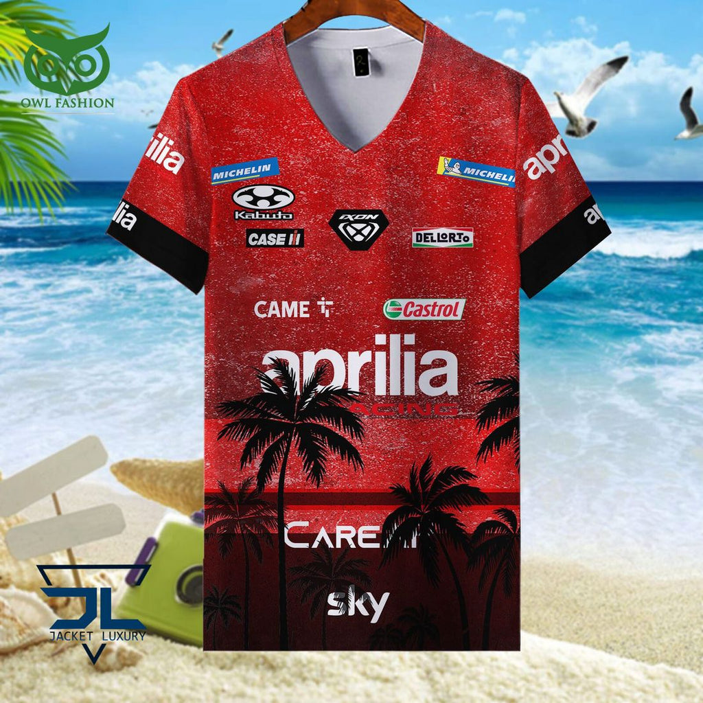 Aprilia Racing Grand Prix Motogp Racing Hawaiian Shirt